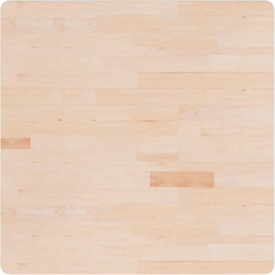 VidaXL Tafelblad 90x90cm Massief Eikenhout Eikenhouten Tafelblad Rustic Design Landelijke Stijl Massief Eikenhout Tafelblad Vierkant Keukentafel Eethoek Bistrotafel Vintage Tafel Industriële Tafel