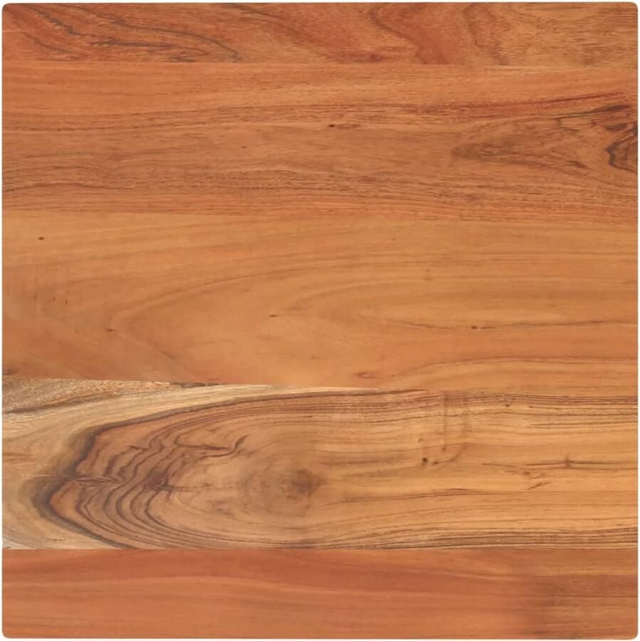 VidaXL Tafelblad Acacia Houten Tafelblad vierkant 40x40x2 5 cm massief acaciahout Massief Acaciahout Rustic Tafellaag Vintage Tafelblad
