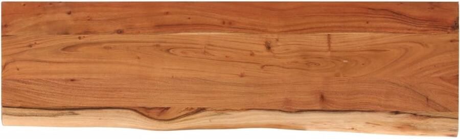 VidaXL Tafelblad Acaciahout 140x40 cm Natuurlijke Rand Houten Tafelblad Acacia Hout Tafelblad Kopen Eetkamertafel Salontafel