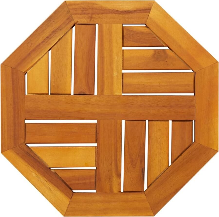 VidaXL Tafelblad achthoekig 40x40x2 cm massief acaciahout