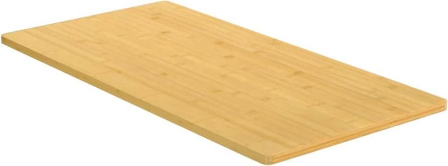 VidaXL Tafelblad Bamboe 50x100x1 5 cm Bamboetafelblad Tafelblad Vervangen Houten Tafelblad Duurzaam Tafelblad Multifunctioneel Tafelblad Salontafel Blad Bijzet Tafellade - Foto 2
