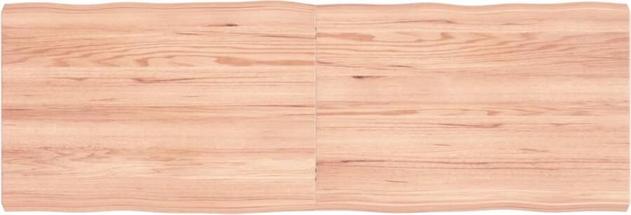 VidaXL Tafelblad Eikenhout 120x40cm Lichtbruin Tafelblad Eiken Eikenhouten Tafelblad Vervangen Salontafel Eetkamertafel Vintage Tafelblad Industrieel Tafelblad Handmade Tafelblad - Foto 2