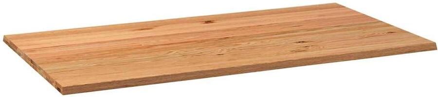 VidaXL Tafelblad Eikenhout Lichtbruin 220x120x4 cm Eikenhouten Tafelblad Rechte Tafel Salontafel Eettafelblad Keukenblad