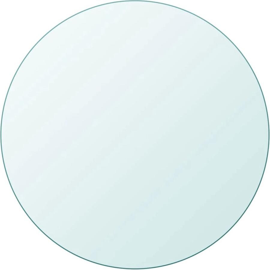 VidaXL Tafelblad Gehard Glas Rond 300mm Tafelblad Gehard Glas Tafeldecoratie Eetkamerstoel Salontafel Tuintafel Transparent Rond Keukenaccessoires Binnenhuisdesign - Foto 2