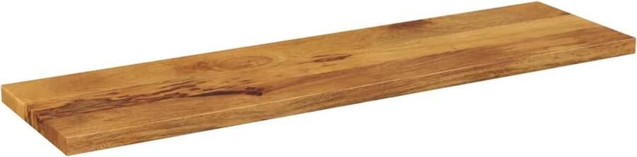 The Living Store Tafelblad rechthoekig 100x20x3 8 cm massief mangohout Houten Tafelblad Mangohout Tafelblad Vintage Tafelblad Landelijke Tafelblad Eiken Kleur Tafelblad - Foto 2