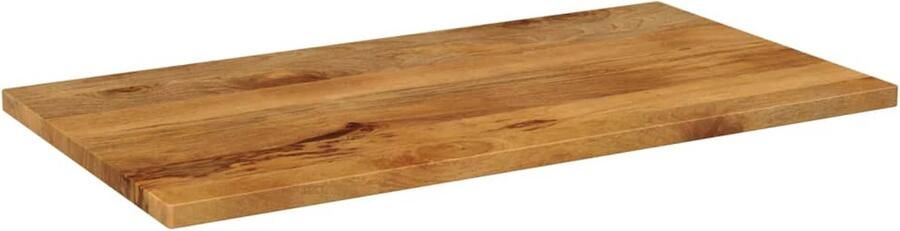 VidaXL Tafelblad Mangohout 110x60 cm Rechthoekig Houten Tafelblad Mangohout Tafelblad Eiken Kleur Tafelblad Vervangen Vintage Tafelblad