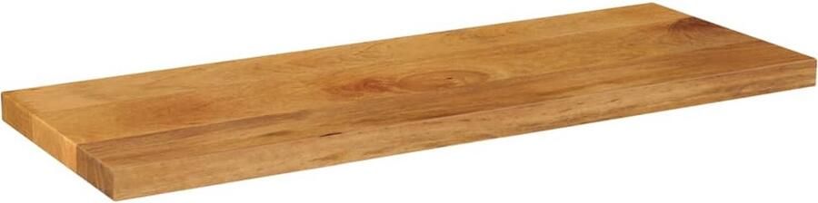 VidaXL Tafelblad Mangohout 80x20 cm Rechthoekig Tafelblad Mangohout Eiken Kleur Vintage Tafel Landelijke Stijl