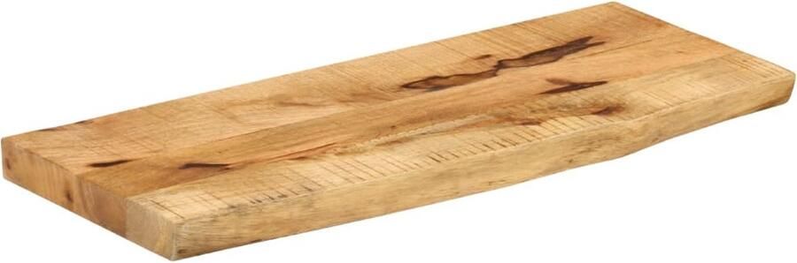 VidaXL Tafelblad Mangohout 90x40 cm Natuurlijke Afwerking Houten Tafelblad Mangohout Tafelblad Vintage Tafelblad Landelijke Tafelblad Naturel Tafelblad