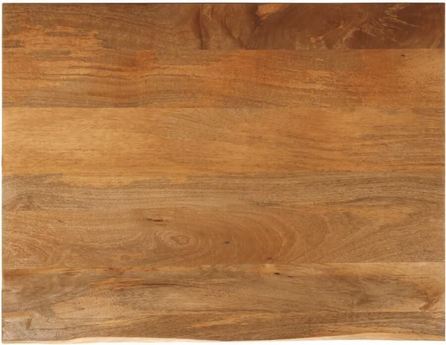 VidaXL Tafelblad Mangohout 90x80x3 8 cm Natuurlijke Rand Tafelblad Mangohout Tafel Accessoires Vintage Tafel Landelijk Interieur