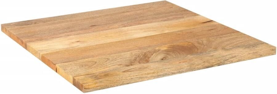 VidaXL Tafelblad Mangohout Vierkant 80x80 cm Houten Tafelblad Mangohout Tafelblad Vintage Tafelblad Landelijk Tafelblad Vervangen