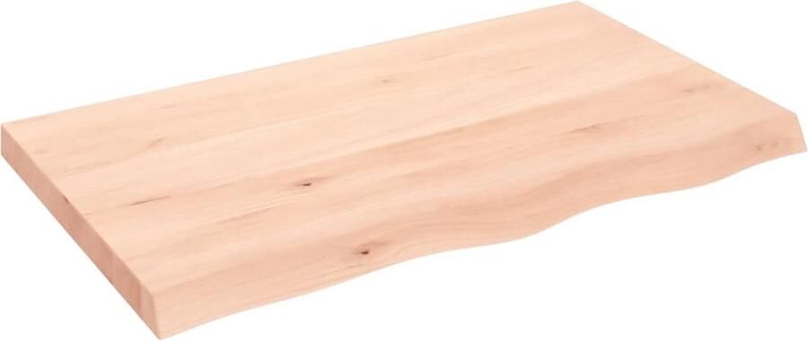 VidaXL Tafelblad Massief Eikenhout 100x60x(2-6) cm Tafelblad Eikenhout Massief Eikenhout Tweedehands Tafelblad Vintage Tafelblad Industriele Tafelblad Landelijke Tafelblad Salontafel Eettafel