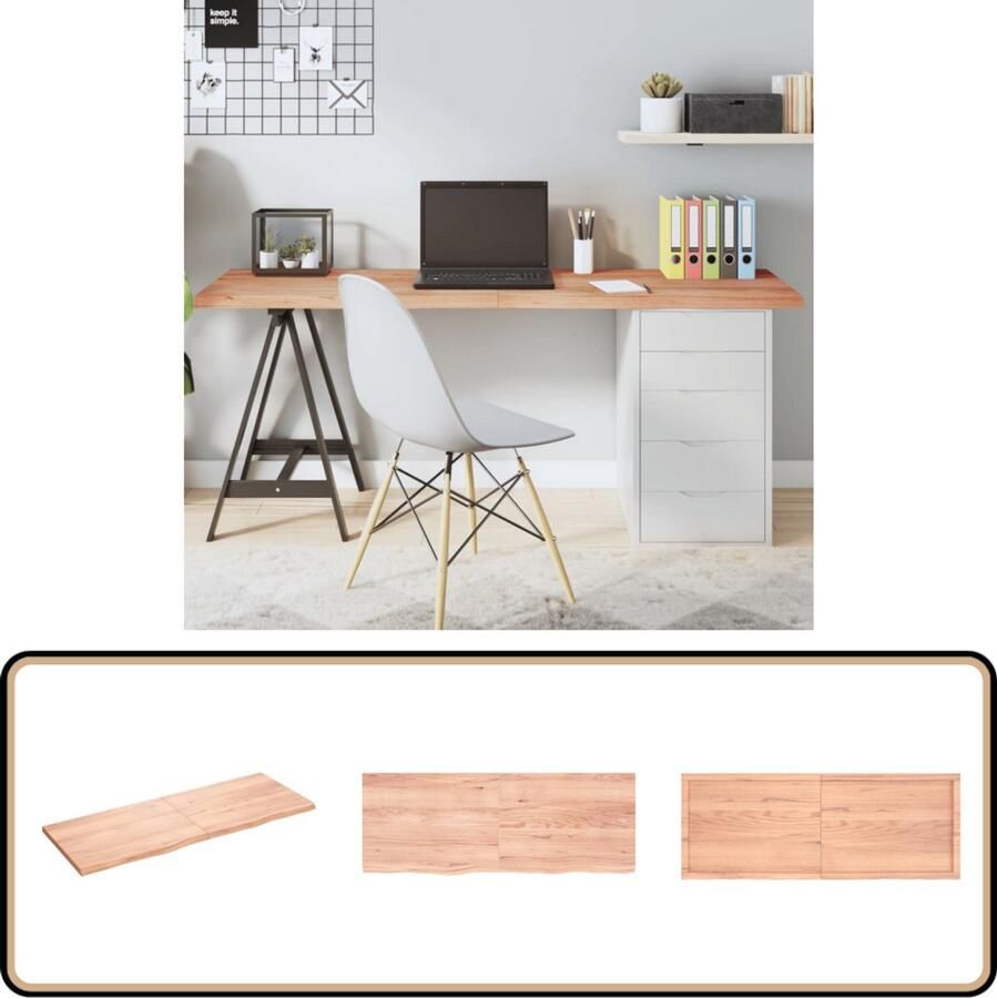 VidaXL Tafelblad Massief Eikenhout 160x60 cm Tafelblad Eikenhouten Tafelblad Massief Eikenhout Vintage Tafelblad Salontafel Eetkamertafel Keukenblad