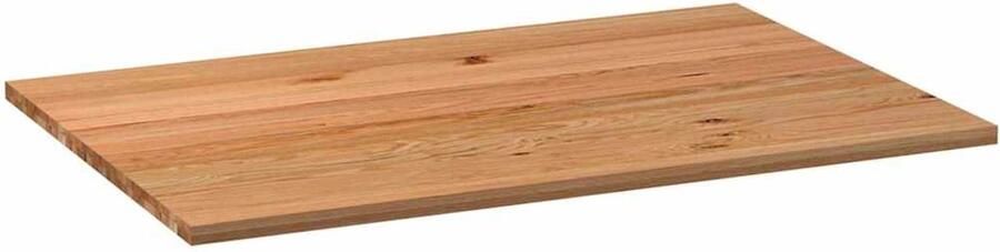 VidaXL Tafelblad massief eikenhout 180x120 cm Eikenhouten Tafelblad Rechte Tafel Eetkamertafel Salontafel Tafelblad Kopen