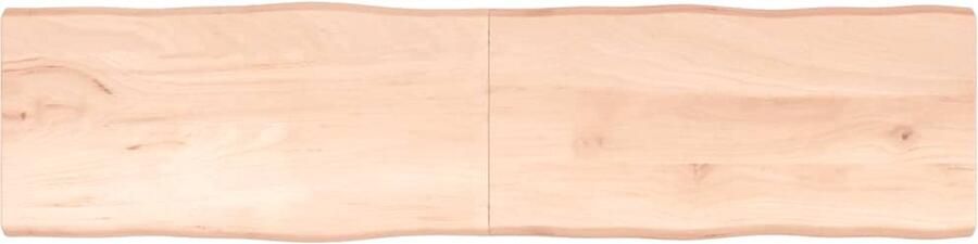 VidaXL Tafelblad Massief Eikenhout 200x50 cm Eikenhouten Tafelblad Vervangen Houten Tafelblad Vintage Tafelblad Handmade Tafelblad