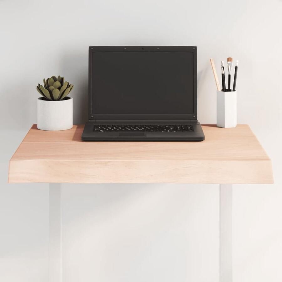 VidaXL Tafelblad Massief Eikenhout 60x60 cm Eikenhouten Tafelblad Vervangen Eikenhout Salontafel Eetkamertafel Vintage Tafel Industrieel Tafelblad Handmade Tafelblad Oak Wood - Foto 2