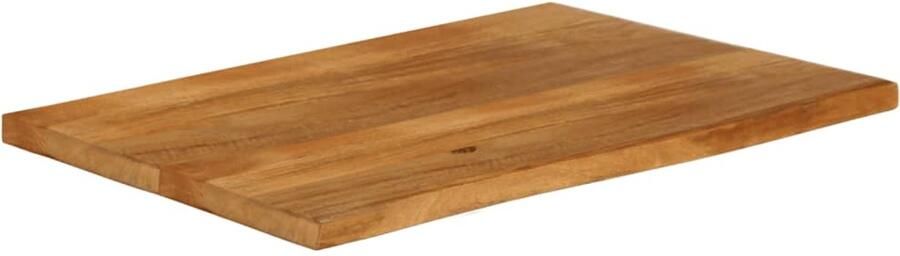VidaXL Tafelblad Massief Mangohout 120x60x3 8 cm Mango Houtsoort Tafelblad Eetkamerstoel Salontafel Vintage Design