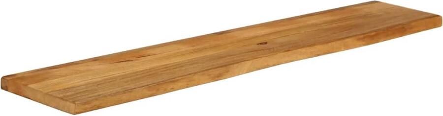 VidaXL Tafelblad Natuurlijke Rand 140x20x2 5 cm Houten Tafelblad Mangohout Tafelblad Vervangen Salontafel Blad Eettafelblad