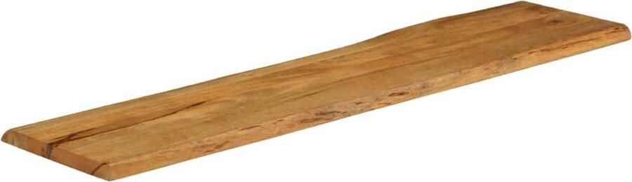 VidaXL Tafelblad Massief Mangohout 180x40 cm Mangohouten Tafelblad Vervangen Vintage Tafelblad Industrieel Tafelblad Naturel Tafelblad