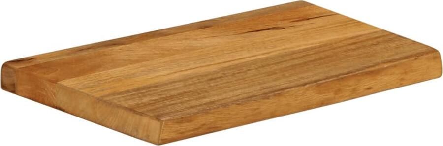 VidaXL Tafelblad Natuurlijke rand 60x20x3 8 cm Tafelblad Mangohout Naturel Vintage Design - Foto 2