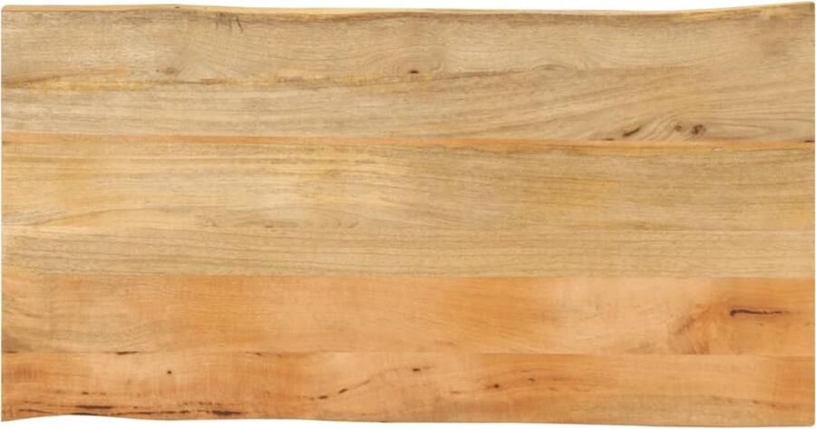 VidaXL Tafelblad met natuurlijke rand 120x60x2 5 cm massief mangohout
