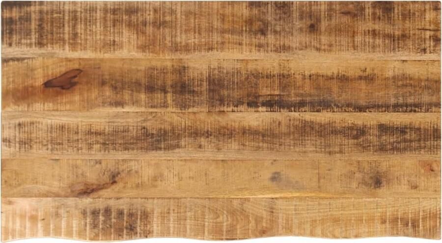 VidaXL Tafelblad met natuurlijke rand 120x60x2 5 cm massief mangohout