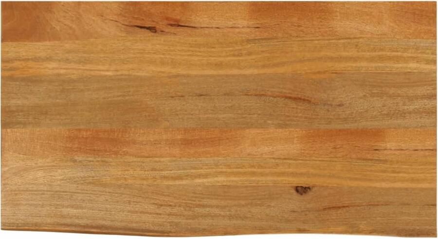 VidaXL Tafelblad met natuurlijke rand 120x60x2 5 cm massief mangohout