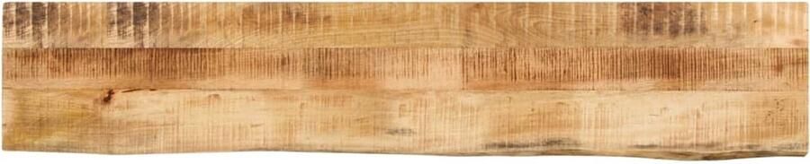 VidaXL Tafelblad met natuurlijke rand 160x30x3 8 cm massief mangohout