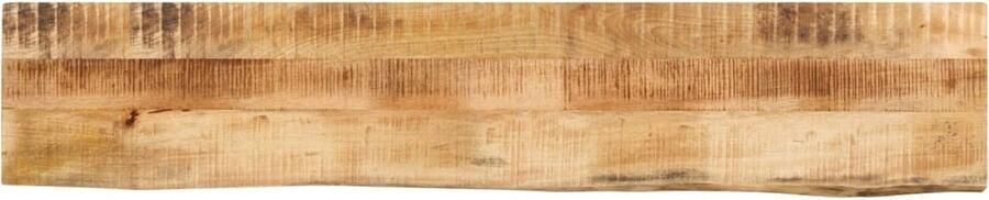VidaXL Tafelblad met natuurlijke rand 160x40x3 8 cm massief mangohout
