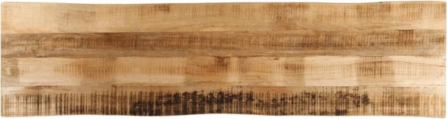 VidaXL Tafelblad met natuurlijke rand 180x40x2 5 cm massief mangohout