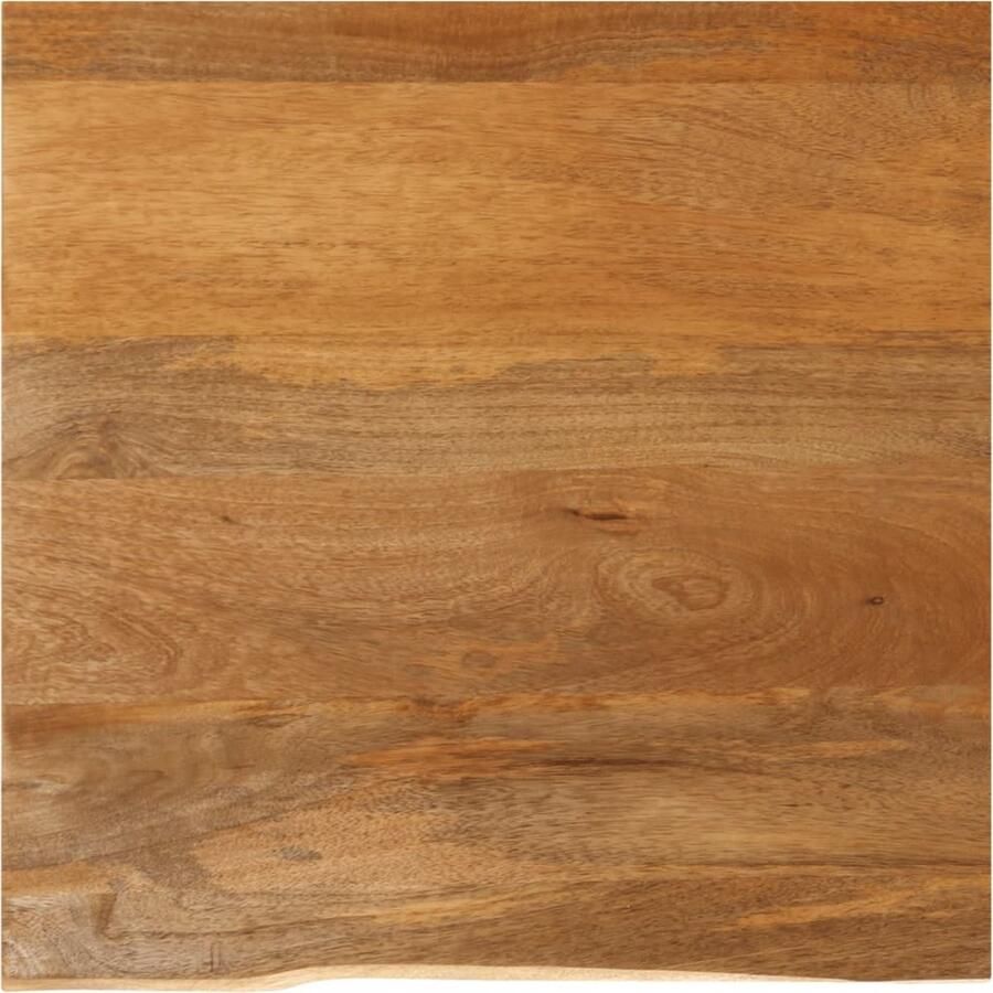 VidaXL Tafelblad met natuurlijke rand 60x60x3 8 cm massief mangohout