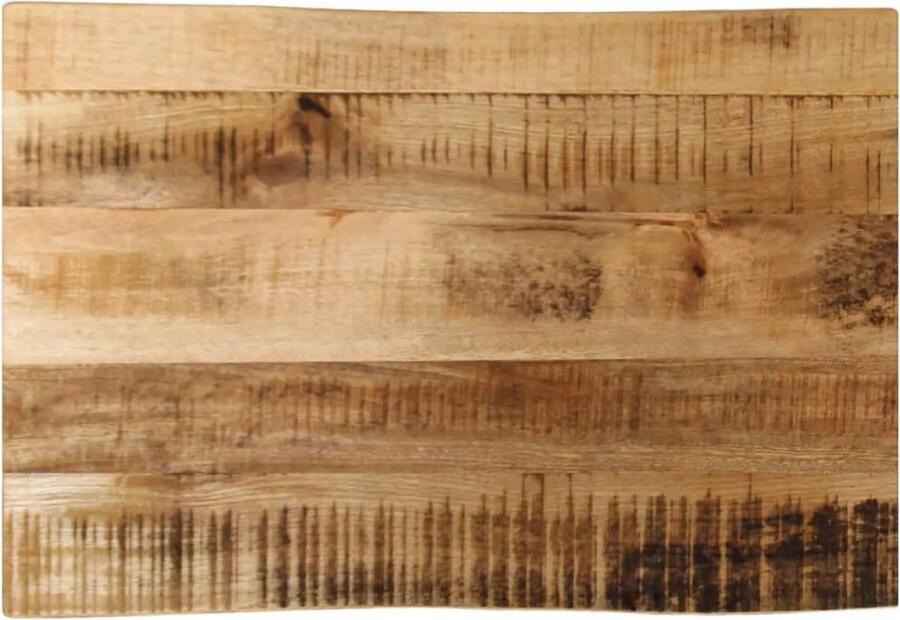 VidaXL Tafelblad met natuurlijke rand 50x40x3 8 cm massief mangohout