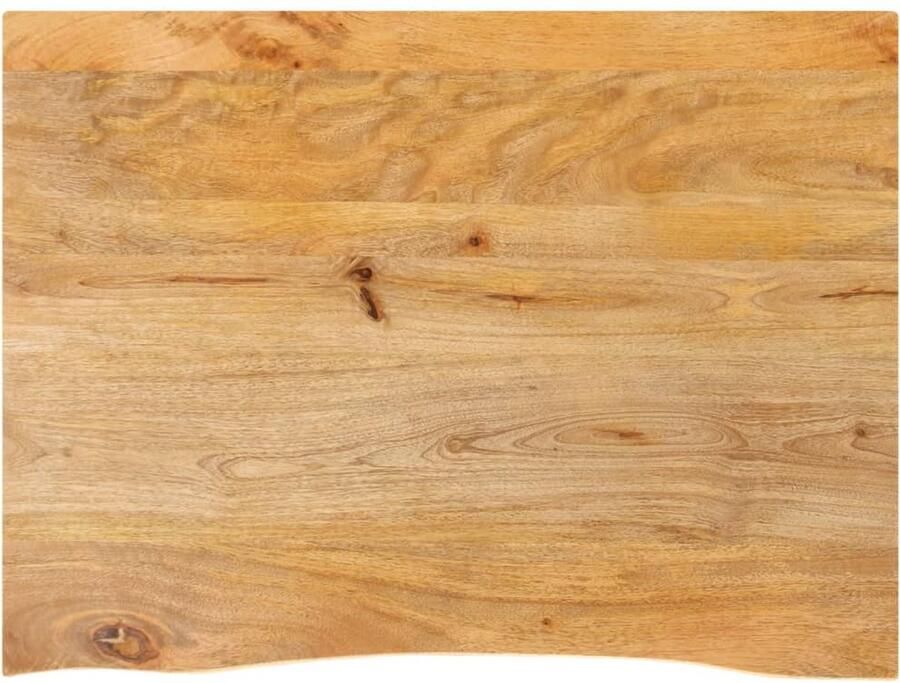 VidaXL Tafelblad met natuurlijke rand 70x60x2 5 cm massief mangohout