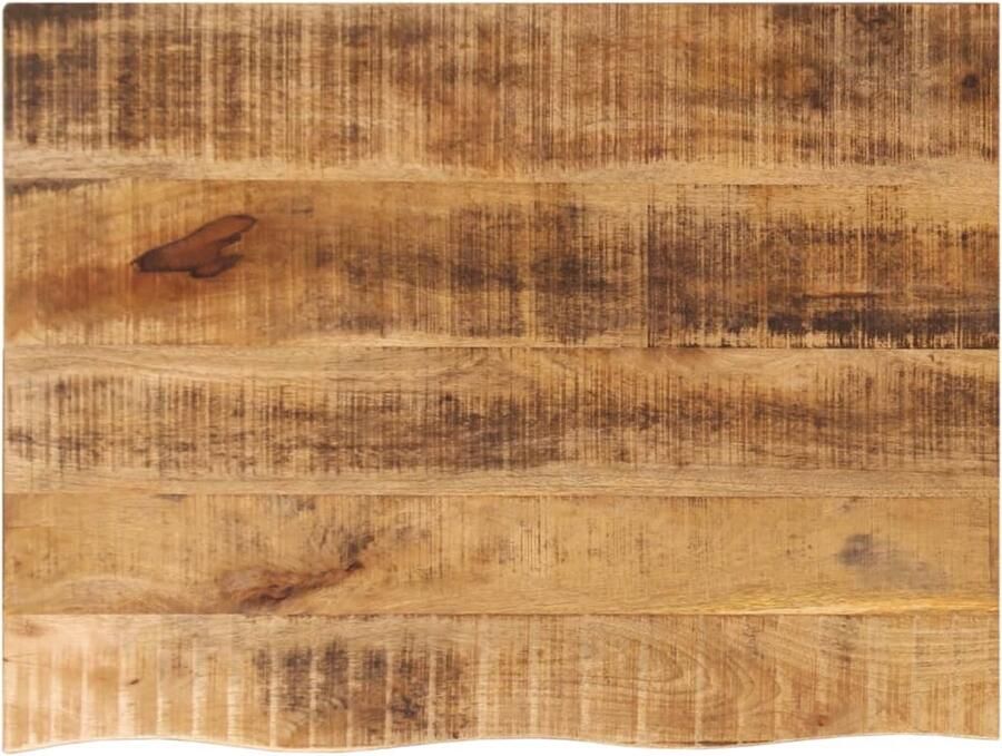 VidaXL Tafelblad met natuurlijke rand 80x60x3 8 cm massief mangohout