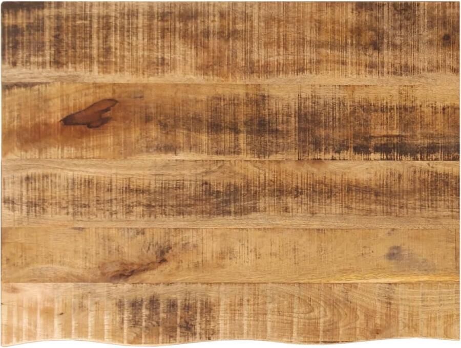 VidaXL Tafelblad met natuurlijke rand 90x60x2 5 cm massief mangohout
