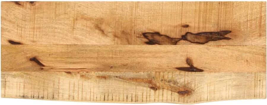 VidaXL Tafelblad Natuurlijk Mangohout 80x40x2 5 cm Tafelblad Mangohout Naturel Vintage Design