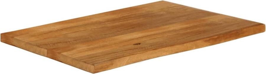 VidaXL Tafelblad Natuurlijke Rand 100x60x2 5 cm Mango Tafelblad Vervangen Vintage Tafelblad Landelijk Tafelblad Naturel Tafelblad