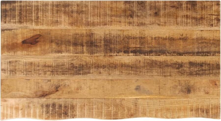 VidaXL Tafelblad Natuurlijke Rand 110x60 cm Mangohout Tafelblad Mangohout Tafel Accessoires Vintage Tafel Landelijk Interieur