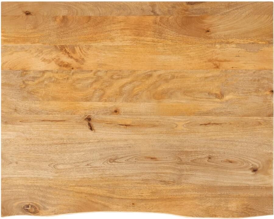 VidaXL Tafelblad Natuurlijke Rand 110x80x2 5 cm Houten Tafelblad Vervangen Mangohout Tafelblad Tweedehands Tafelblad Vintage Tafelblad