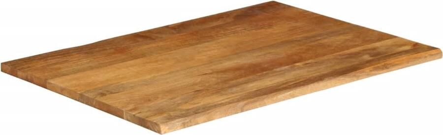 VidaXL Tafelblad 100x80 cm Massief Mangohout Tafelblad Mangohout Tafelblad Vervangen Eetkamertafel Salontafel