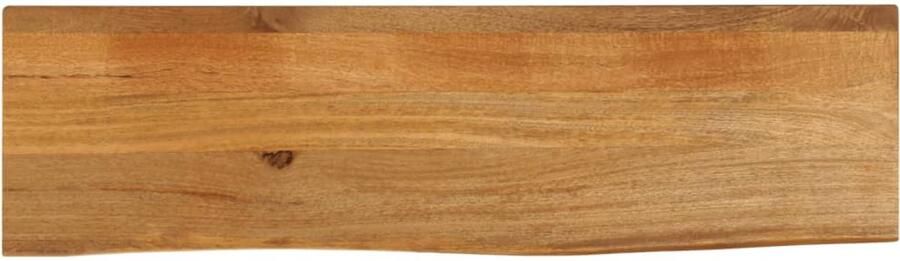VidaXL Tafelblad Natuurlijke rand 120x30x2 5 cm Tafelblad Houten Tafelblad Mangohout Tafelblad Tweedehands Tafelblad Vintage Tafelblad