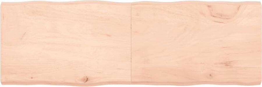 VidaXL Tafelblad Natuurlijke Rand 180x60cm Eikenhout Tafelblad Eiken Eikenhouten Tafelblad Massief Eiken Vintage Tafel Industriële Tafel Handmade Tafel Tafelbladen Kopen