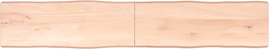 VidaXL Tafelblad Natuurlijk Eikenhout 220x40 cm Eikenhouten Tafelblad Massief Eikenhout Tafelblad Vervangen Vintage Tafelblad Landelijke Tafel Industriele Tafel Eetkamertafel Salontafel