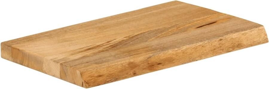 VidaXL Tafelblad Natuurlijke Rand 40x20 cm Mangohout Houten Tafelblad Mangohout Tafelblad Vintage Tafelblad Naturel Tafelblad Vervangen