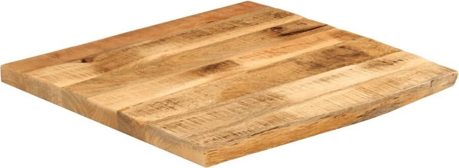 VidaXL Tafelblad Natuurlijke Rand 40x40x2 5 cm Tafelblad Mangohout Vintage Tafel Rustic Tafel Tweedehands Tafel
