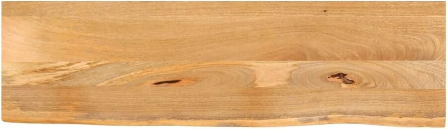 VidaXL Tafelblad Natuurlijke Rand Mangohout 100x30 cm Houten Tafelblad Vervangen Mangohout Tafelblad Vintage Tafelblad Landelijke Tafelblad