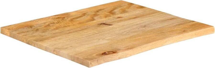 VidaXL Tafelblad Natuurlijke Rand Mangohout 40x40 cm Houten Tafelblad Mangohout Tafelblad Vervangen Salontafel Eettafel