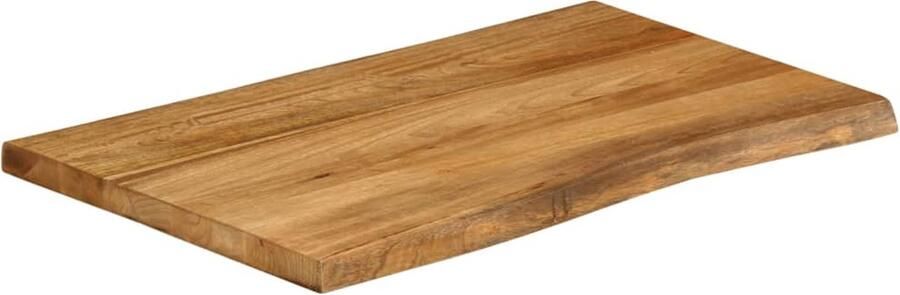 VidaXL Tafelblad Natuurlijke Rand Mangohout 80x60 cm