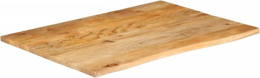 VidaXL Tafelblad Natuurlijke Rand Mangohout 90x80 cm Houten Tafelblad Mangohout Tafelblad Vervangen Salontafel Eettafel