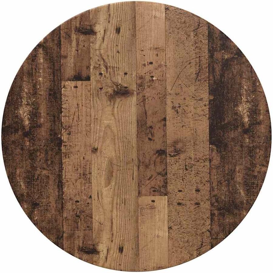 VidaXL Tafelblad Oud hout 70 x 70 x 1.5 cm Bewerkt hout