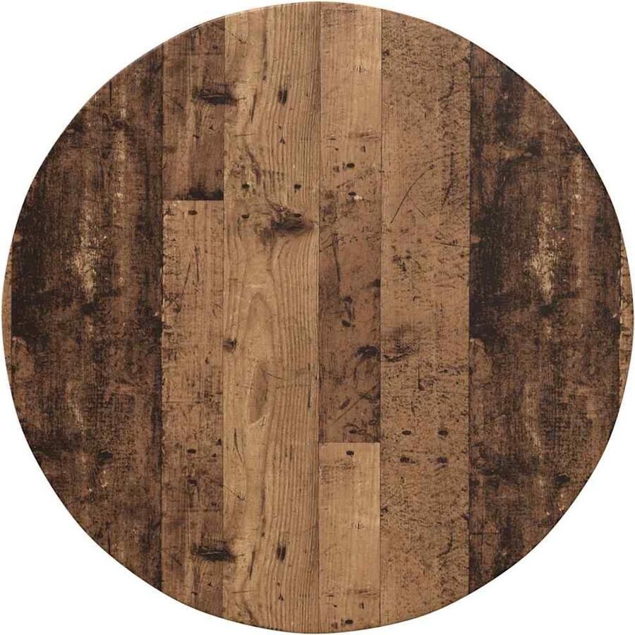 VidaXL Tafelblad Oud hout 80 x 80 x 1.5 cm Bewerkt hout